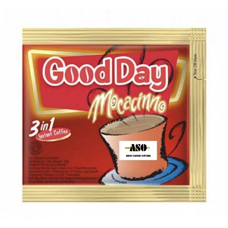 

Good Day Moccacino Sachet 20gram x 10 Murah