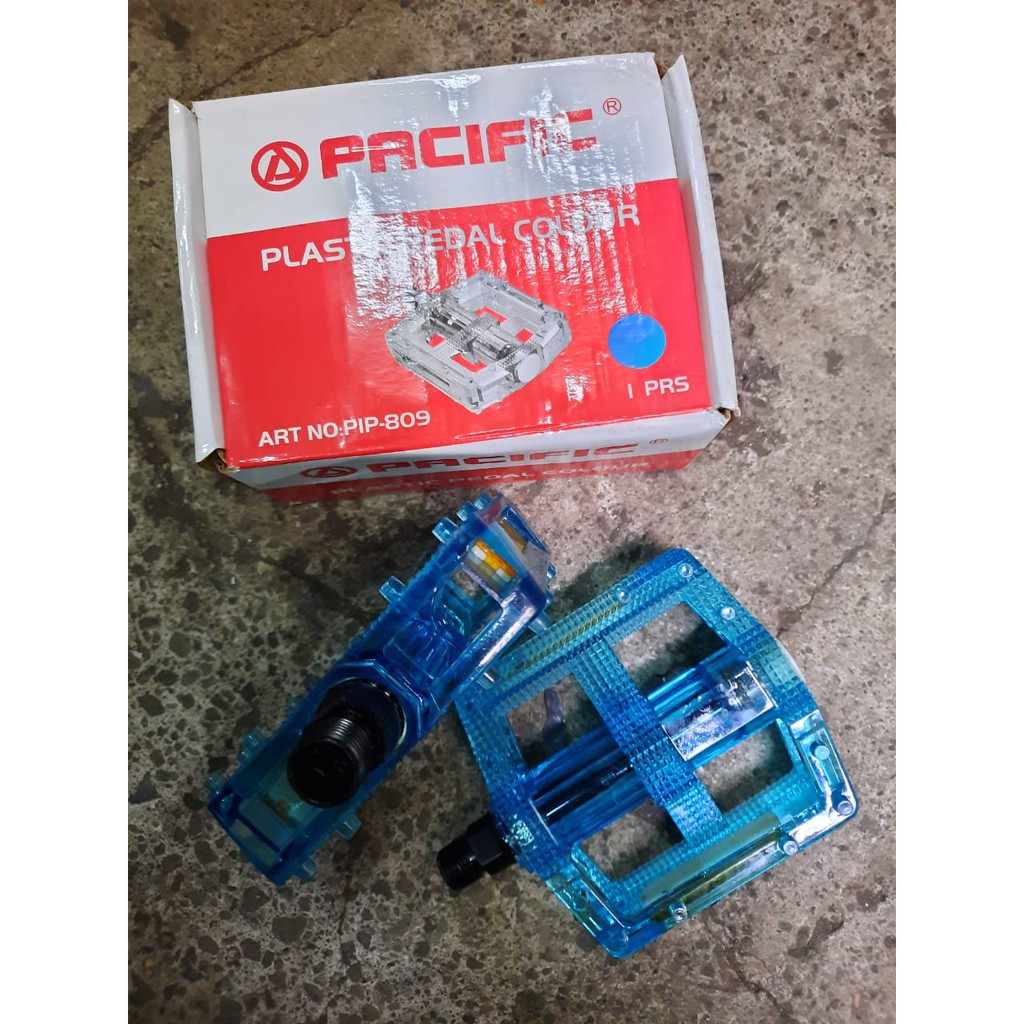 TERMURAH!!! Pedal Sepeda / Pedal PACIFIC As Besar Warna Biru