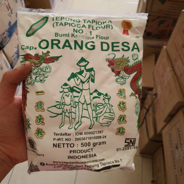 

500g Tepung tapioka / tepung kanji cap Orang Desa