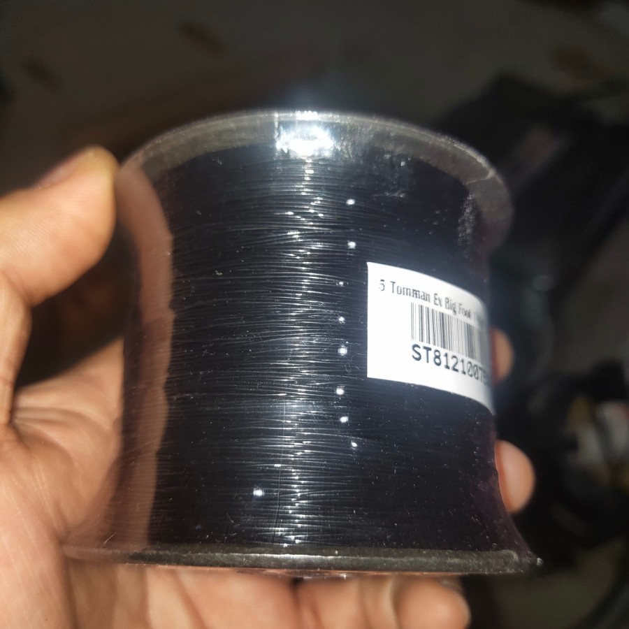 cod   senar pancing ikat hitam toman exbig foot - 30lb