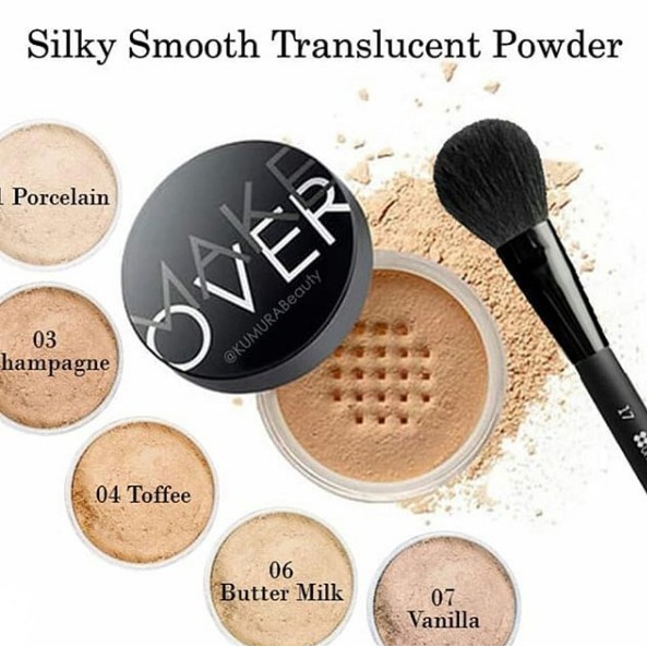 Jual Make Over Silky Smooth Translucent Powder 7 Varian Indonesia 
