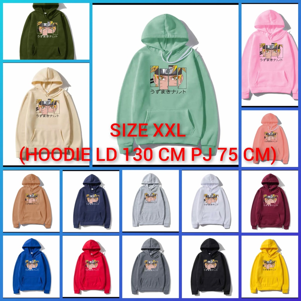 BISA COD/JHOSE/HOODIE NARUTO JUMBO/HOODIE TERBARU/UNISEX