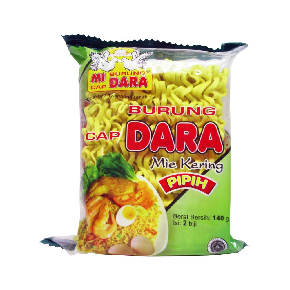 

MIE BURUNG DARA PIPIH / MIE KERING PIPIH / MI CAP BURUNG DARA / MIE PIPIH BURUNG DARA