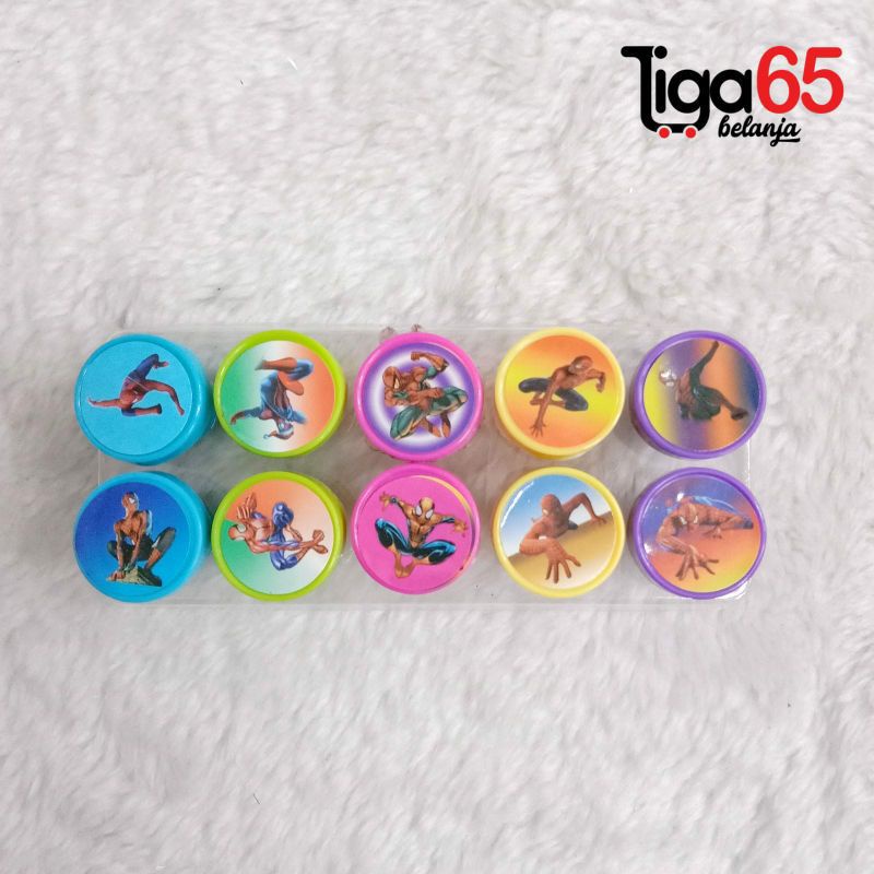 

365 Stempel Bulat Karakter Dengan Warna Cerah 2019-10 Spd Ecer