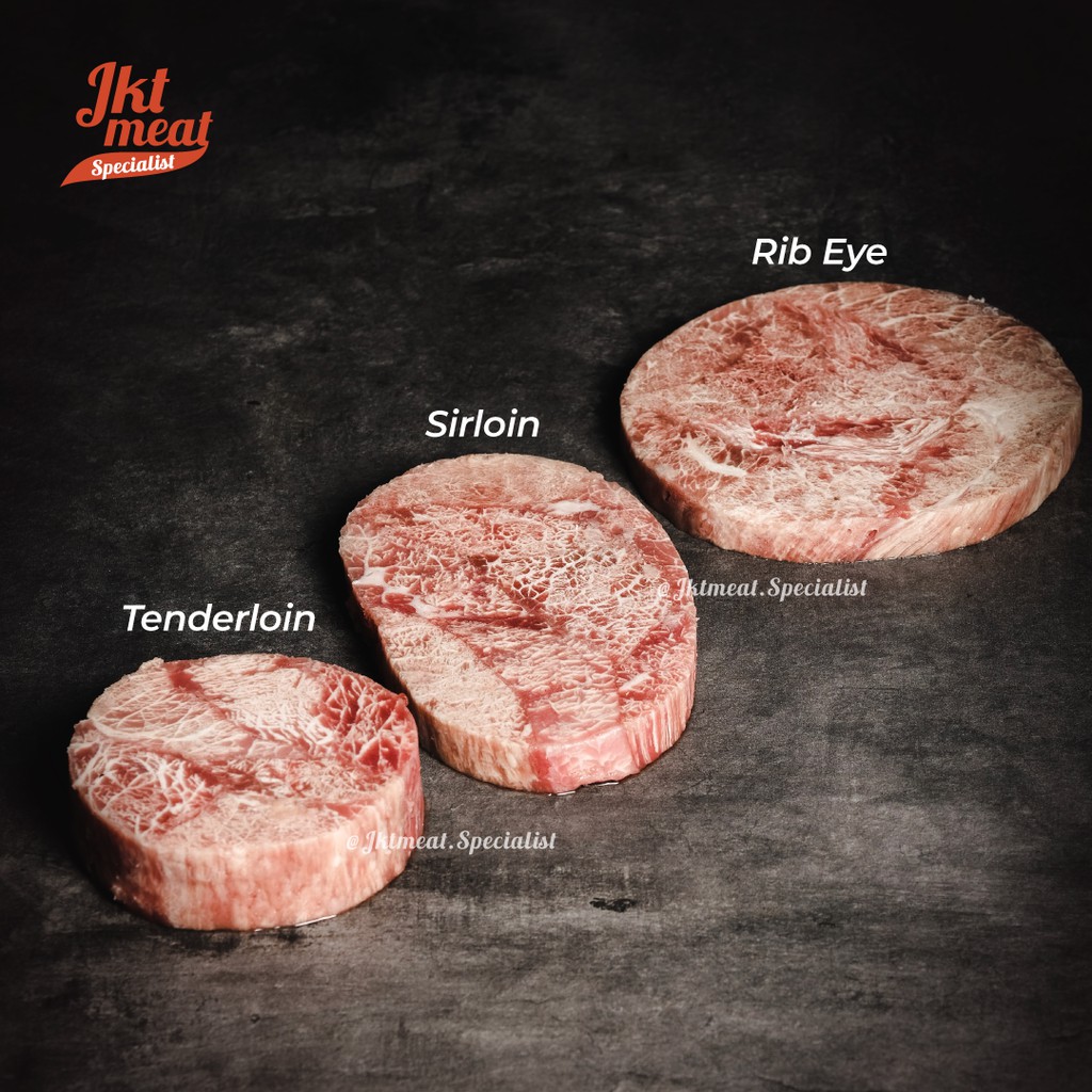 Steak Wagyu / Wagyu Steak / Wagyu Meltique / Meltique Beef / Daging Wagyu Steak Rib Eye / Meltique Rib Eye