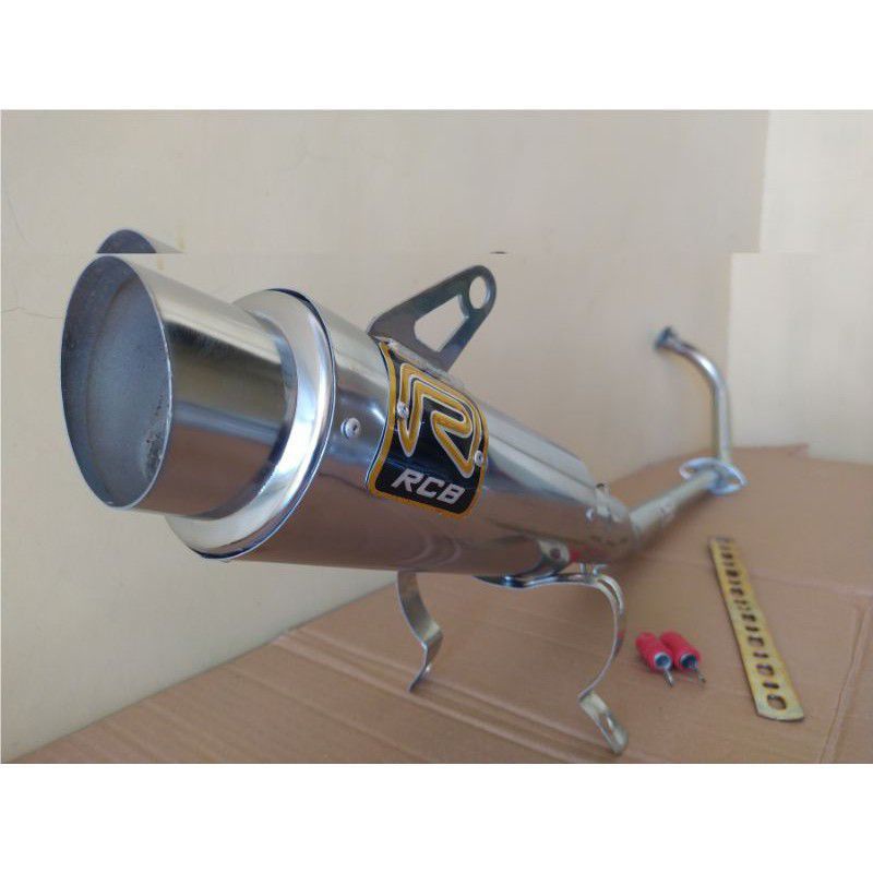 Knalpot bobokan WRC/RCB untuk Beat Spacy Scoopy x ride Beat street Vario 110 FI. Bisa bayar ditempat