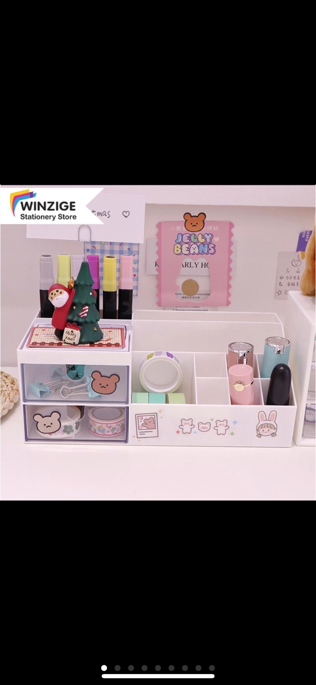 Winzige Ins Desktop Cosmetic Storage Box Drawer Tabletop Supplies For Stationery Ornament