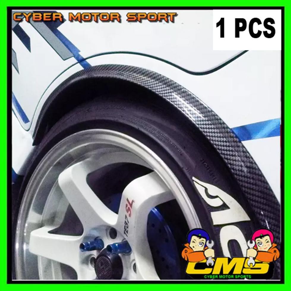 E0919 Lips Fender Motif Carbon Universal. Lips Spakbor Mobil. List Fender Motif Carbon. Fender Trim