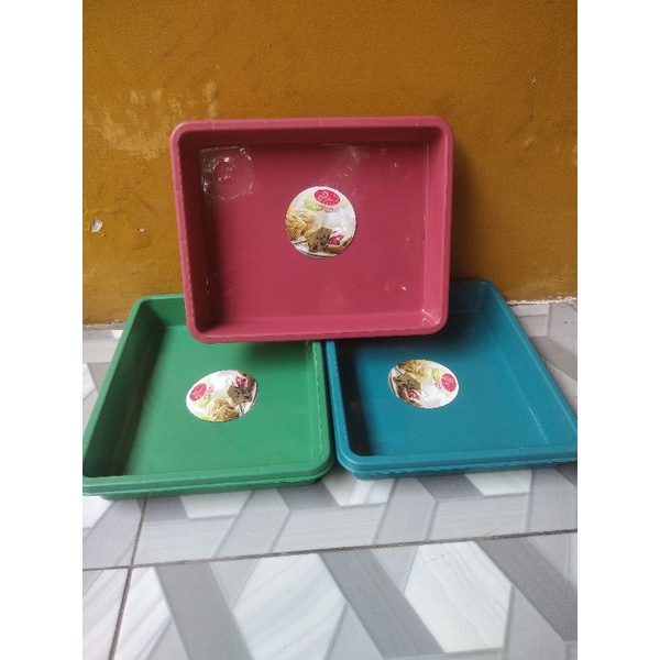 Nampan Plastik Segi/Nampan Kotak