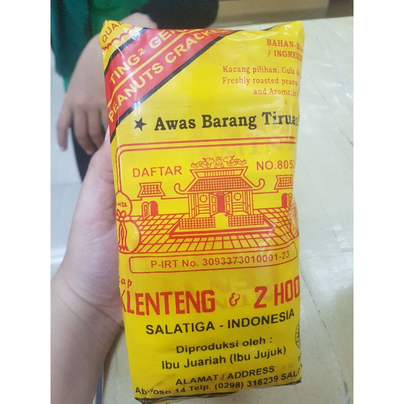 

Enting Enting Kacang Klenteng & 2 Hoolo isi 50 Ting Enting Kacang Asli