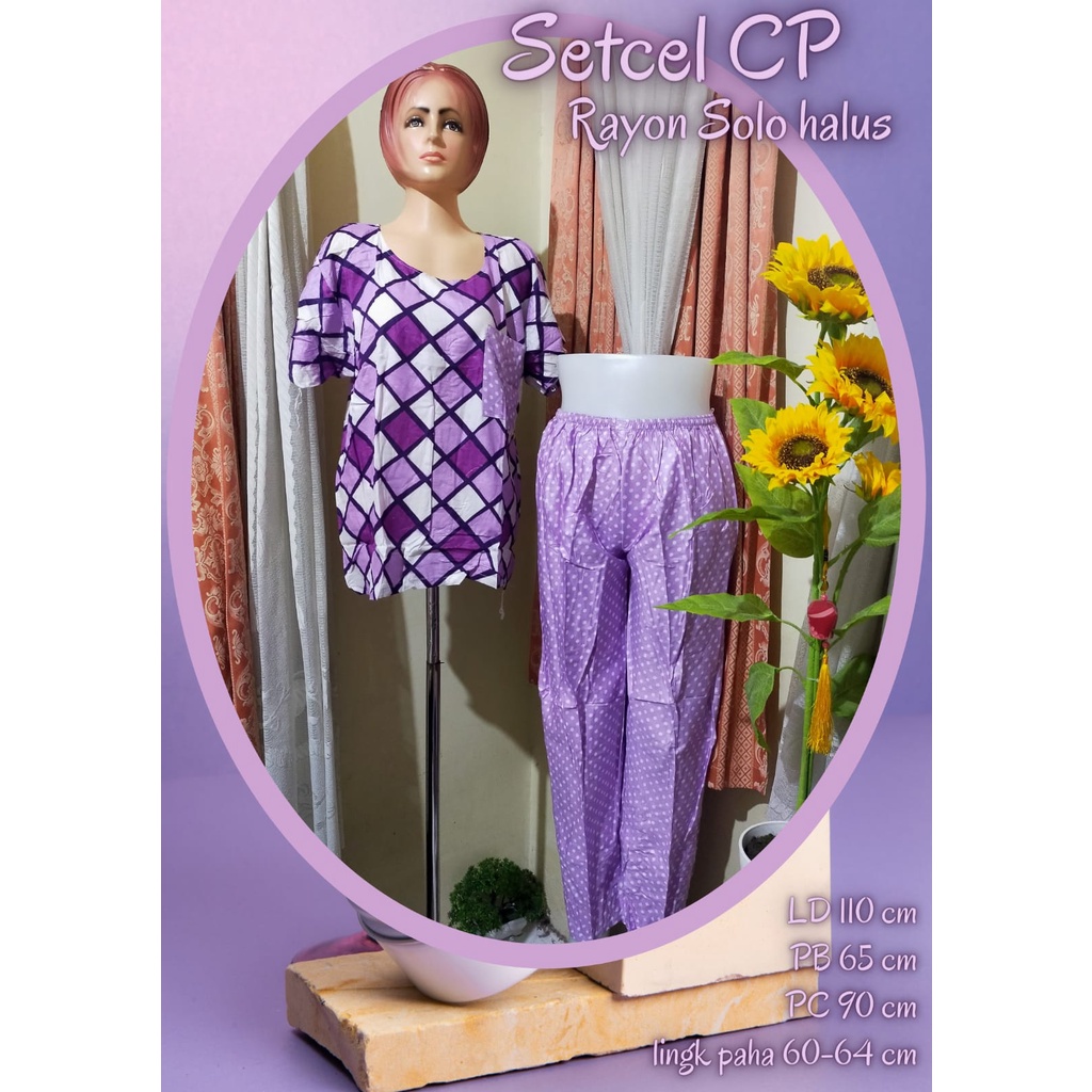 setelan celana panjang/baju tidur/setelan wanita