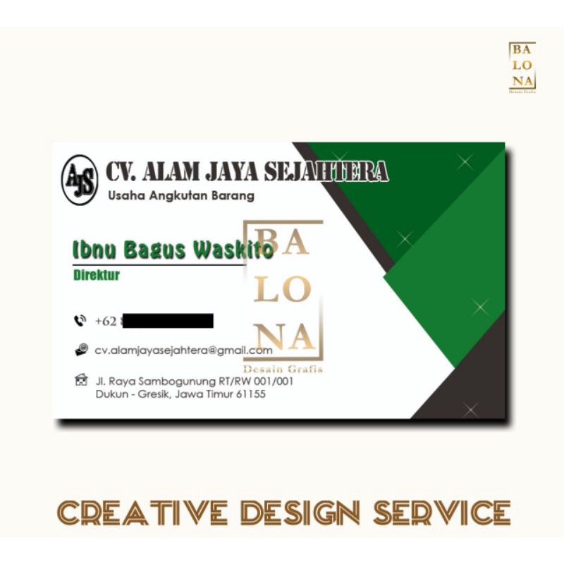 

Desain ID card/Thanks Card dan kartu2 lainnya