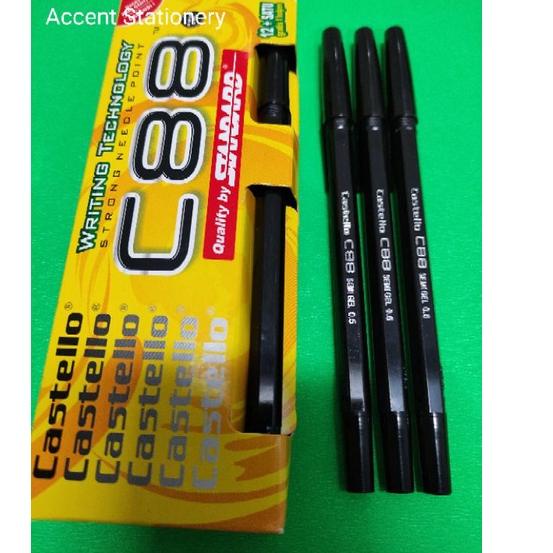 

Restock--Promo....!!!! Pulpen C88 Castello Black By Standard (isi 12+1)