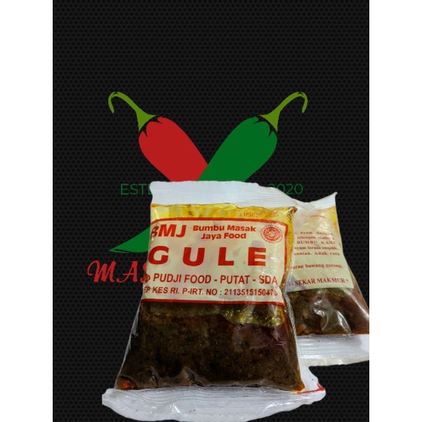 

BUMBU GULAI/GULE MANTAP (50gr)