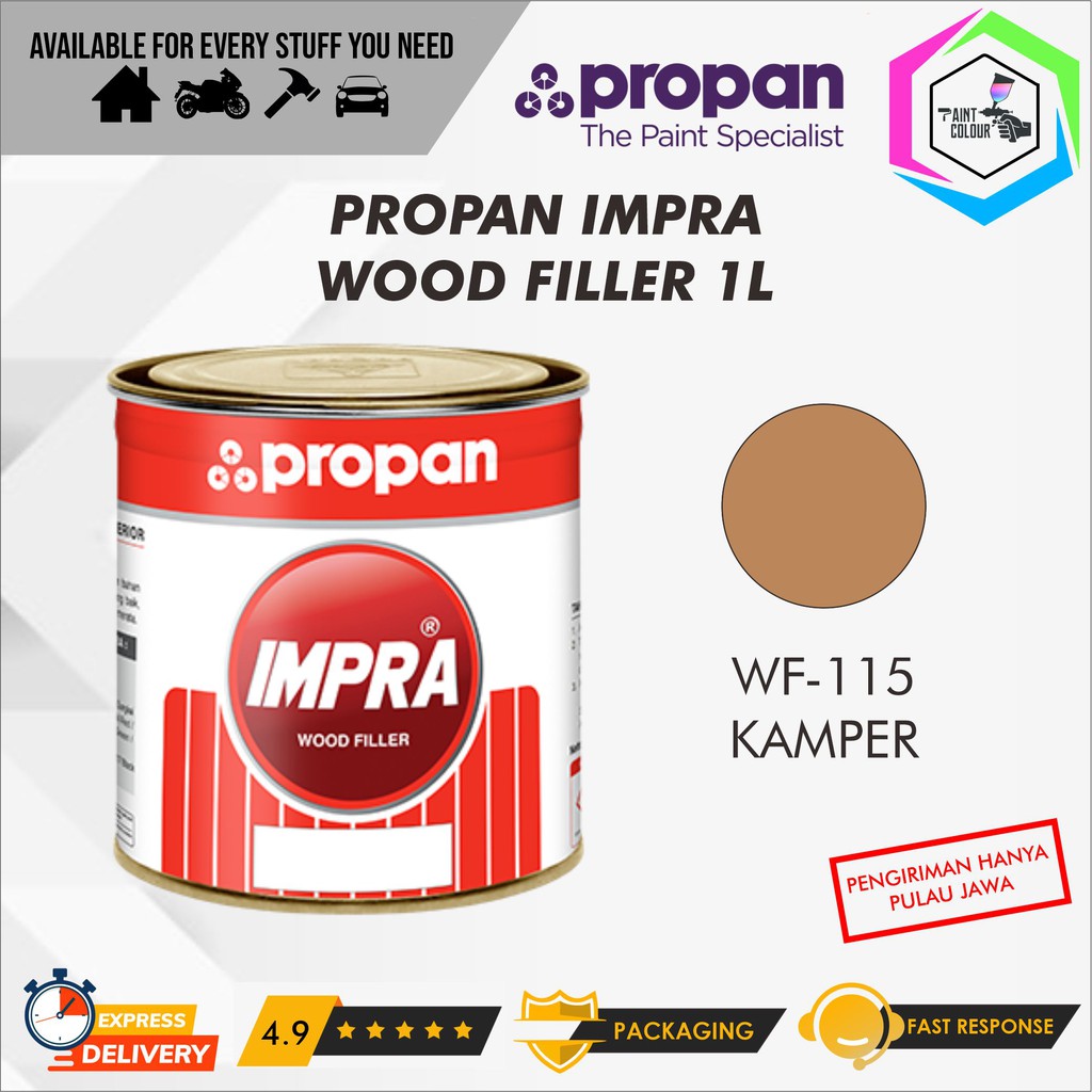 IMPRA WOOD FILLER IMPRA-WF 115 KAMPER 1 KG/Liter