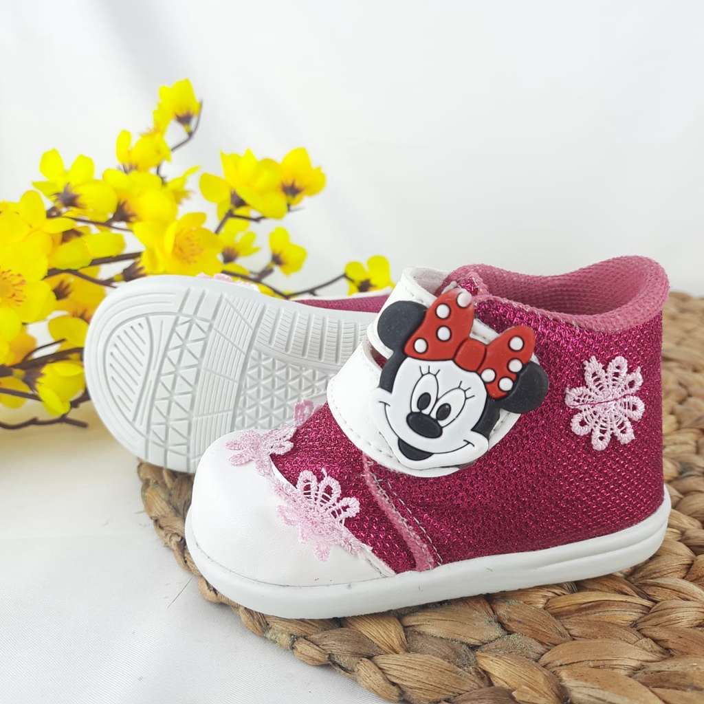 mandirishoesstore-SEPATU PESTA ANAK MICKEY MOUSE BUNYI 1 2 3 TAHUN FAY16