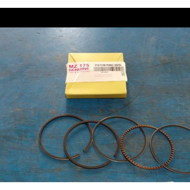 Piston Ring Per Seker Seher Yamaha MZ175 MZ 175 Oversize 0.25 0,25 mc