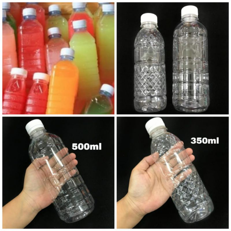 1 BUAH - 350 ML & 500 ML BOTOL PLASTIK SERBAGUNA