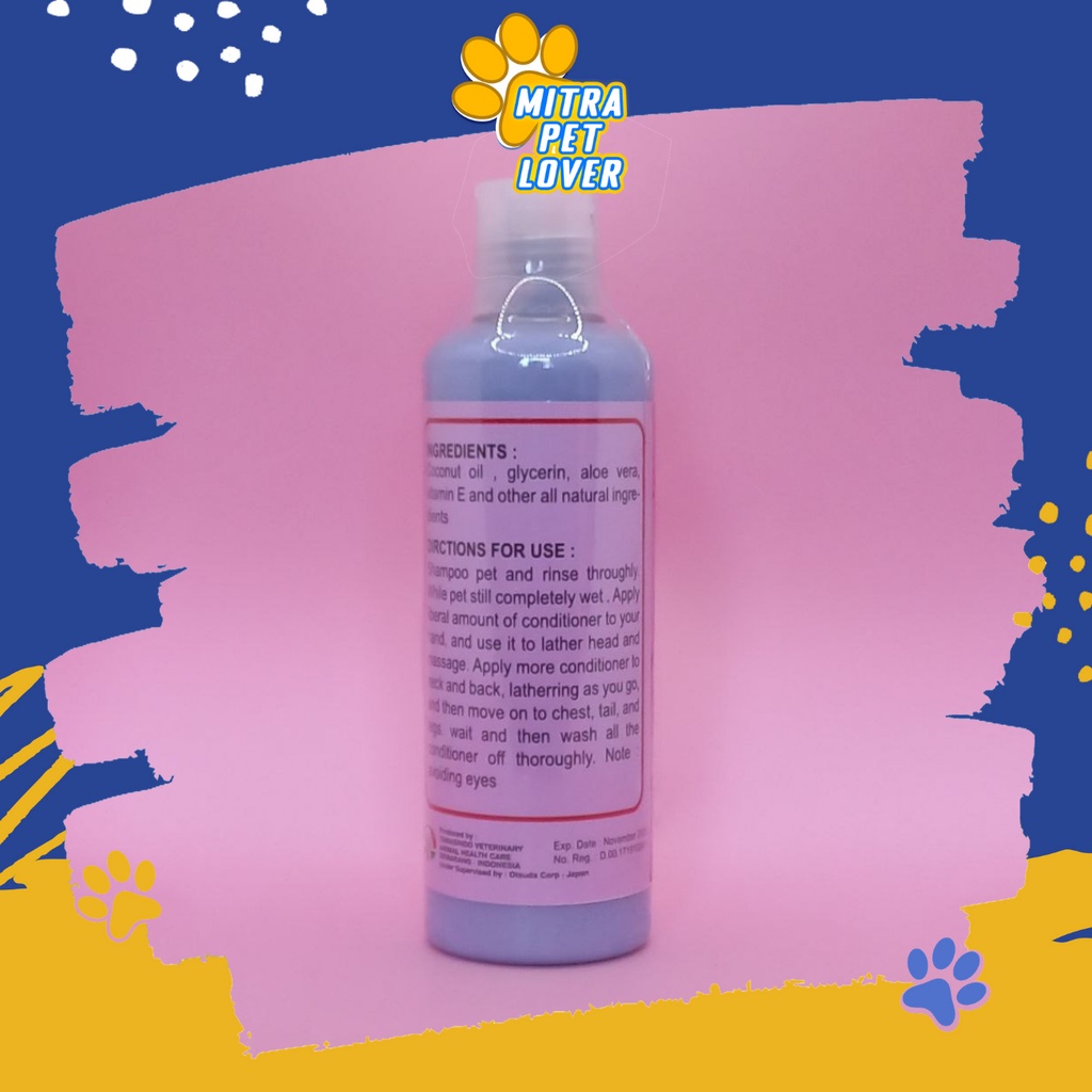 CONDITIONER SHAMPO KUCING - I LOVE CAT 250 ML ORIGINAL - KONDISIONER CAT KITTEN MELEMBUTKAN BULU WANGI SEHAT MENGUATKAN AKAR PET ANTI LEPEK -ANIMAL HEALTHCARE AND VETERINARY TAMASINDO OBAT KESEHATAN , VITAMIN TERNAK HEWAN BINATANG PELIHARAAN MITRAPETLOVER