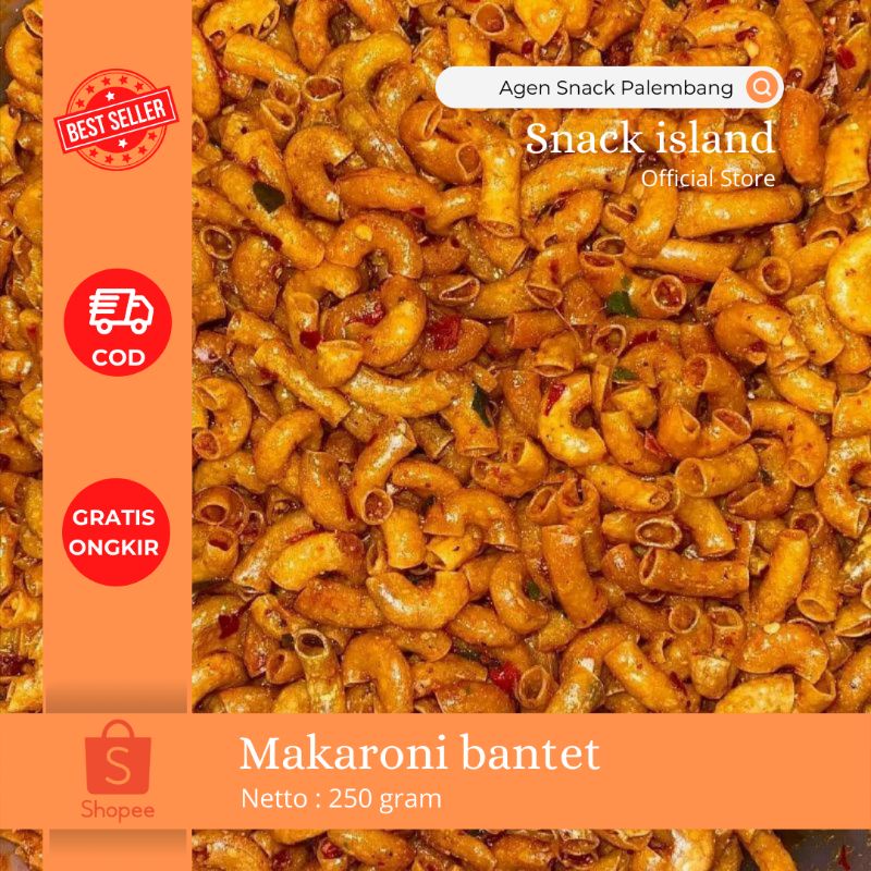 

makaroni bantet 250 gram | makaroni bantet dengan bumbu rempah pilihan yang mengunggah selerah