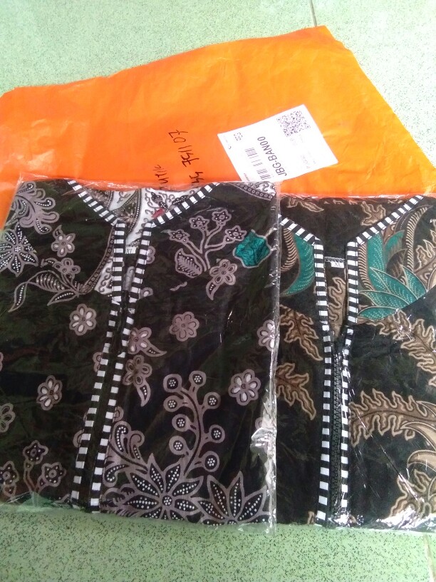 Blus Batik Wanita Modern Ziper Zebra Asli Pekalongan Size M L Xl