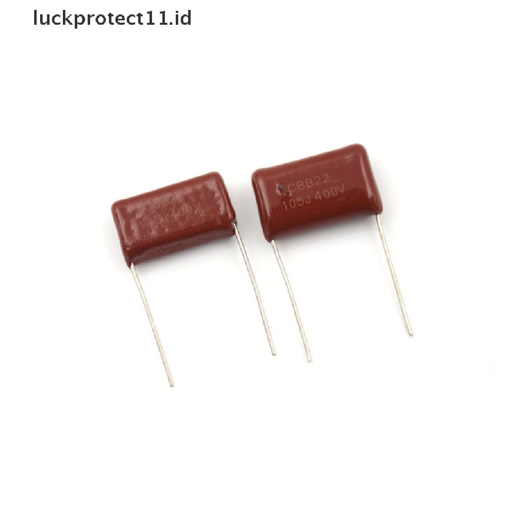 //HG&amp;ID// 10pcs LED Bulb CBB22 Capacitor 400V 105J 1uF 400V/105J Pitch 20mm .