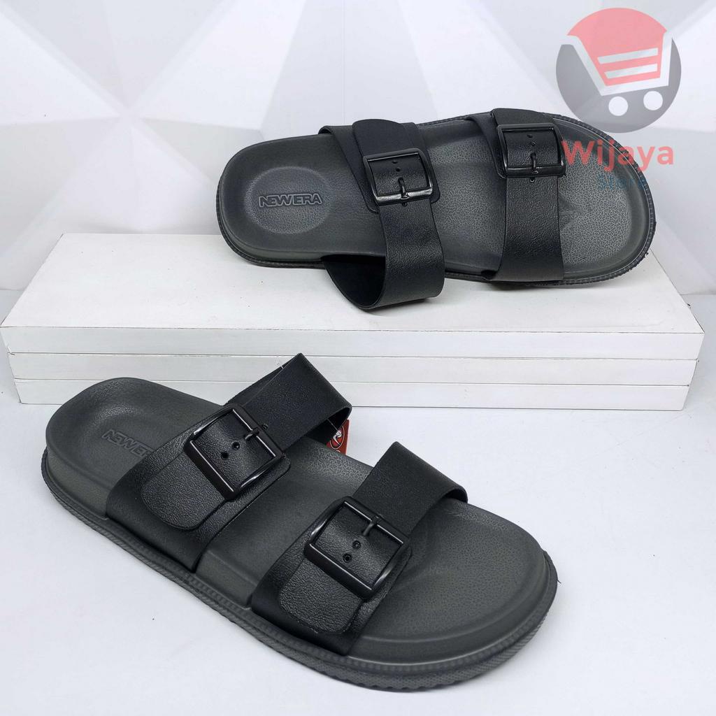 Sandal Slop Pria New Era 5002 Sendal Selop Karet Cowok Laki-Laki Kenyamanan dan Gaya untuk Setiap Hari