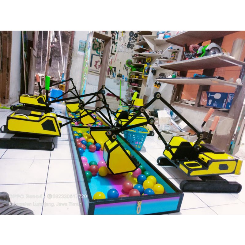 mainan excafator / beco / bego jumbo tanpa hidrolik