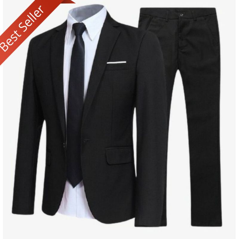 Setelan Jas nikah/Setelan jas pria hitam/setelan jas formal