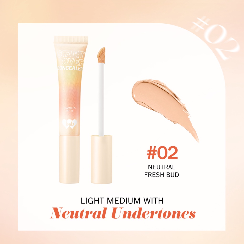 BNB barenbliss Korean Bloomatte Start-Over Concealer「Full Converage | Tahan Lama 24 Jam」