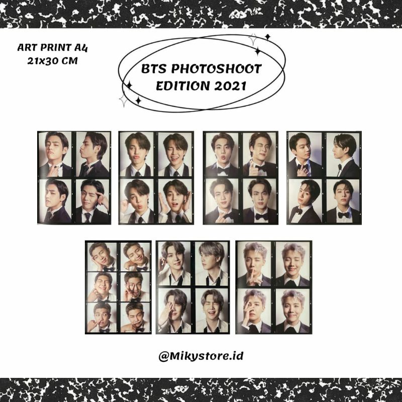 

[Ready] Art Print Bts Photoshoot Edition 2021