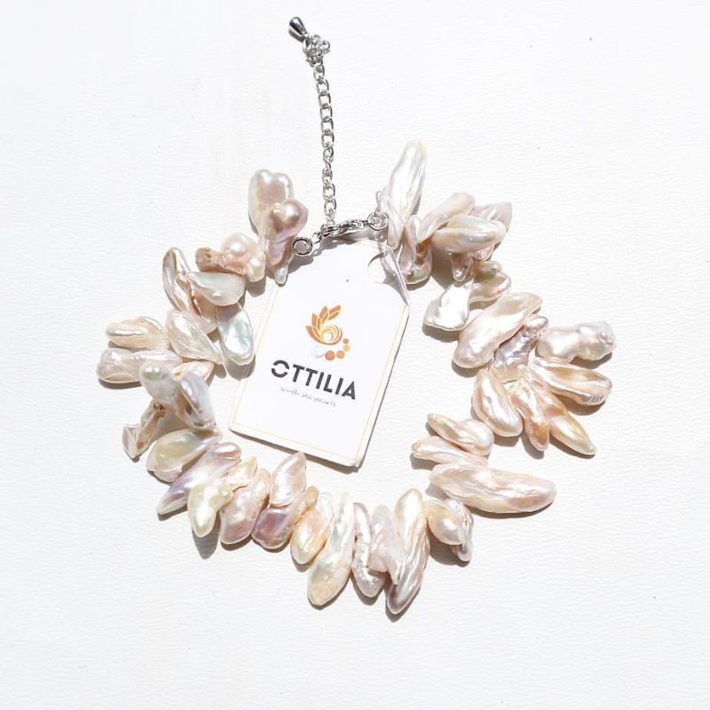 Gelang Mutiara Air Tawar Keshi