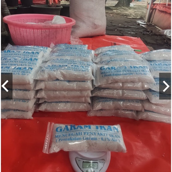 Garam Ikan Putih Bersih Kualitas K Super - 500 gram / 1/2 kg