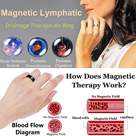 Cincin Magnetik Terapi Lymphatic Drainage Untuk Pria Dan Wanita