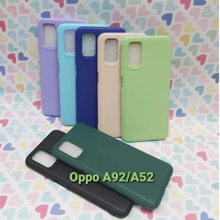 Case TPU Macaroon Warna Warni Oppo A92/A52/A36/A96/A76