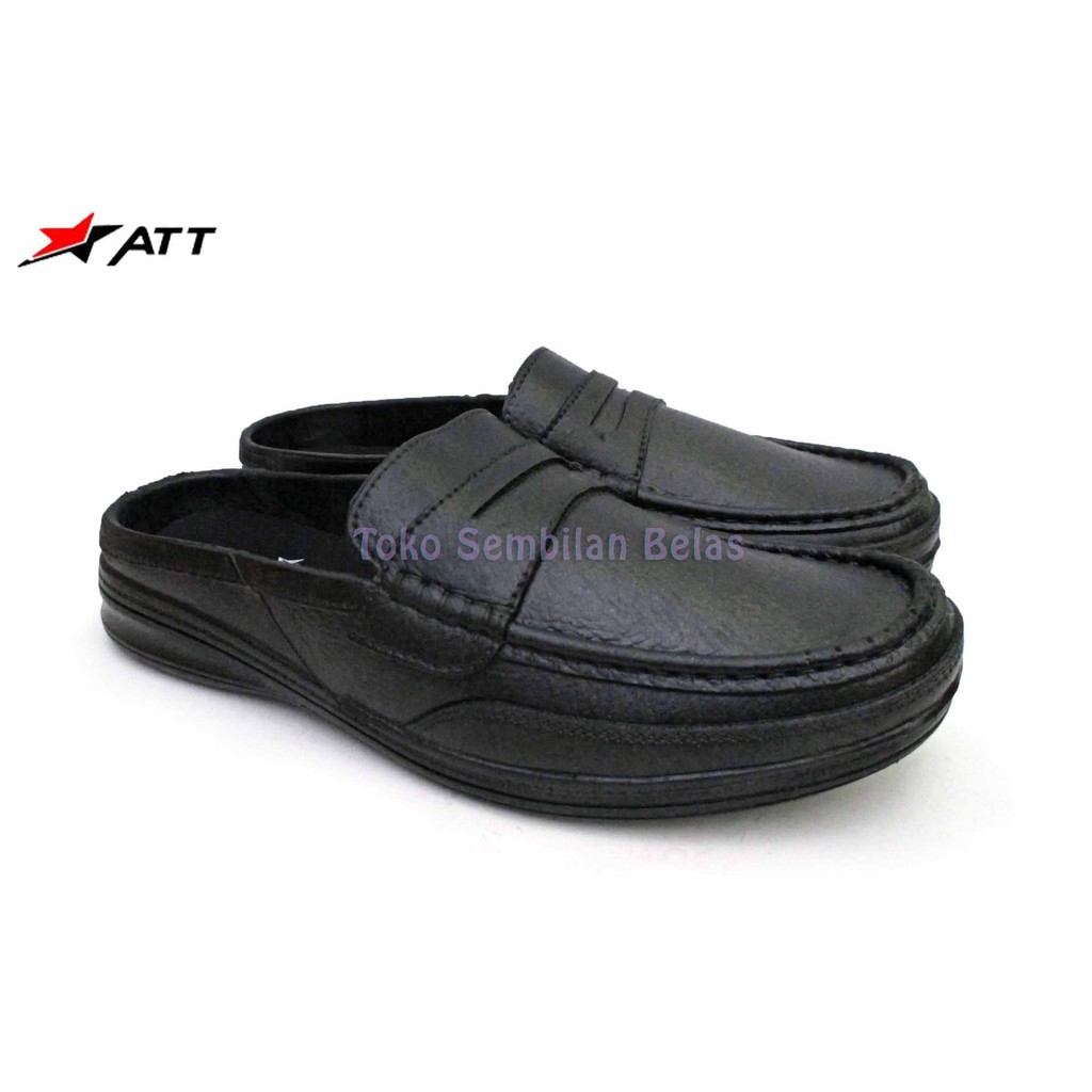 Sepatu Sandal Karet Slip On/Sepatu Karet Selop Casual ATT Bustong/Sepatu Sandal/Sepatu Selop