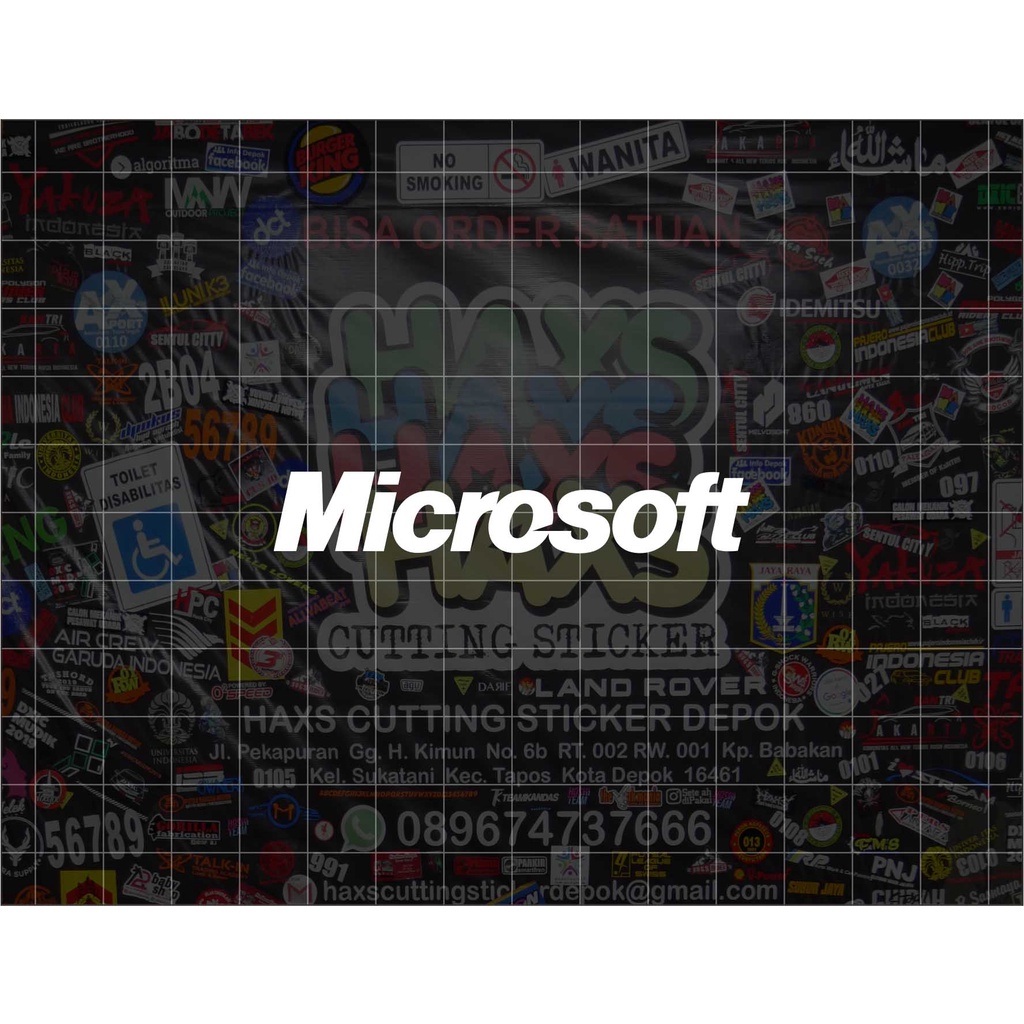 Cutting Sticker Microsoft