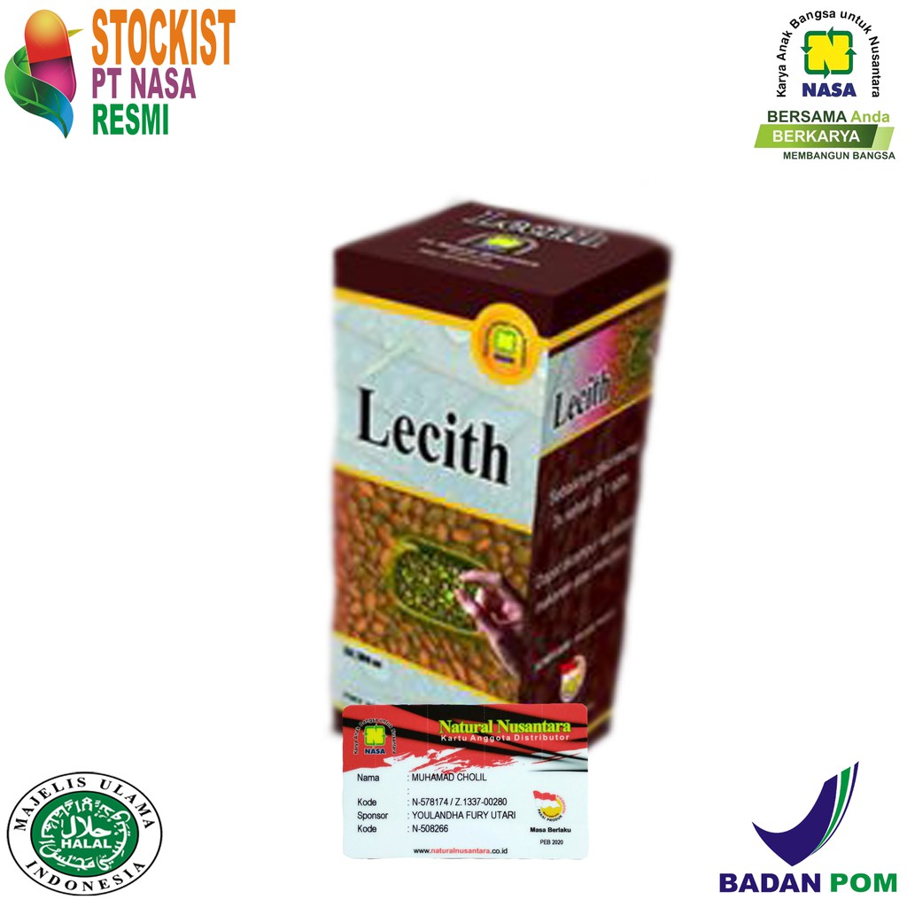 Lecith 250ML Obat Herbal Menanggulangi Kolesterol NASA / Stockist PT Nasa Resmi