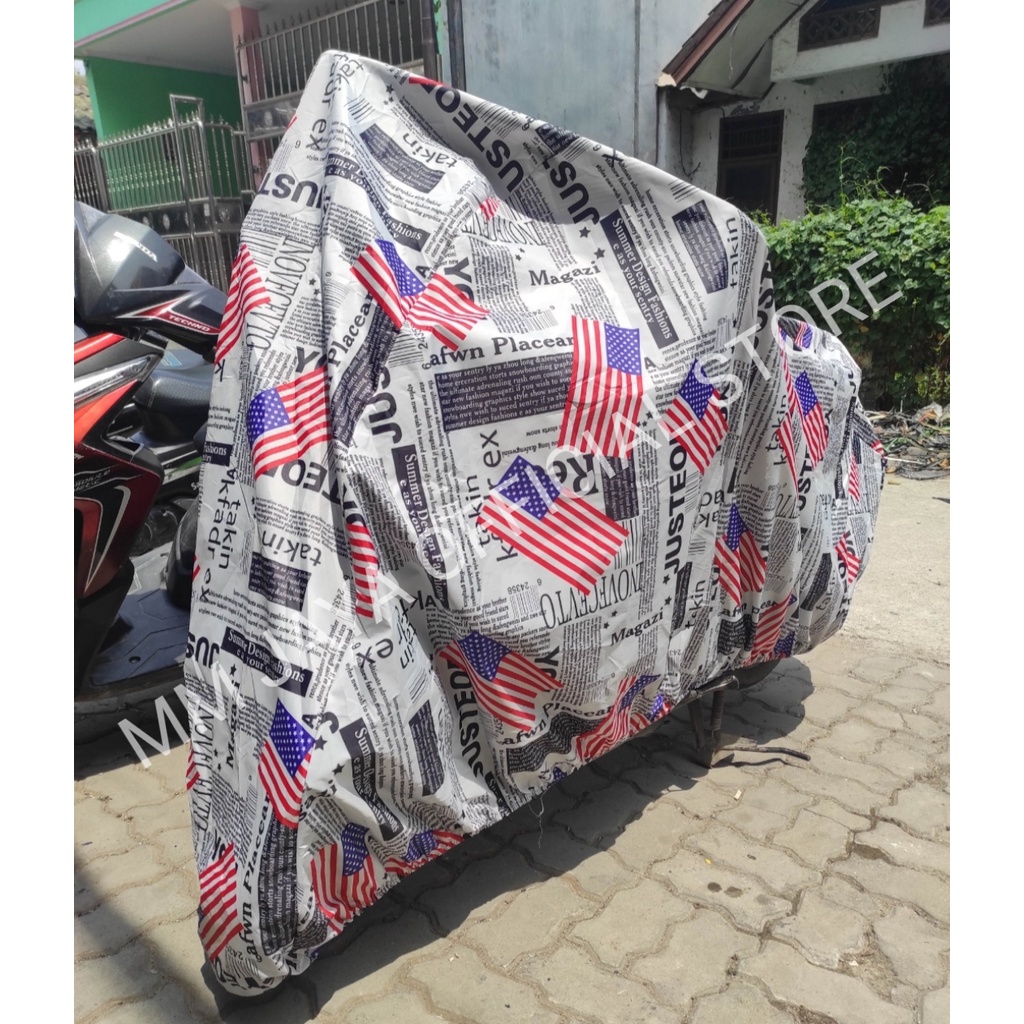 Cover Motor Sarung Motor Yamaha Vixion Motif Limited Edition