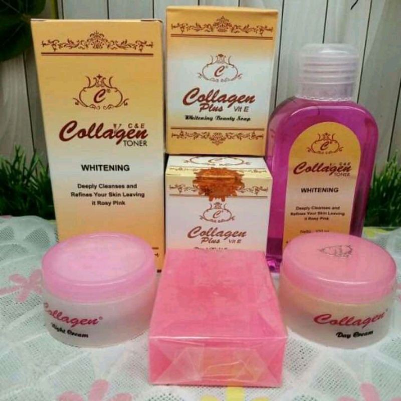 Paket 3in1 Cream Collagen siang malam ORI BPOM