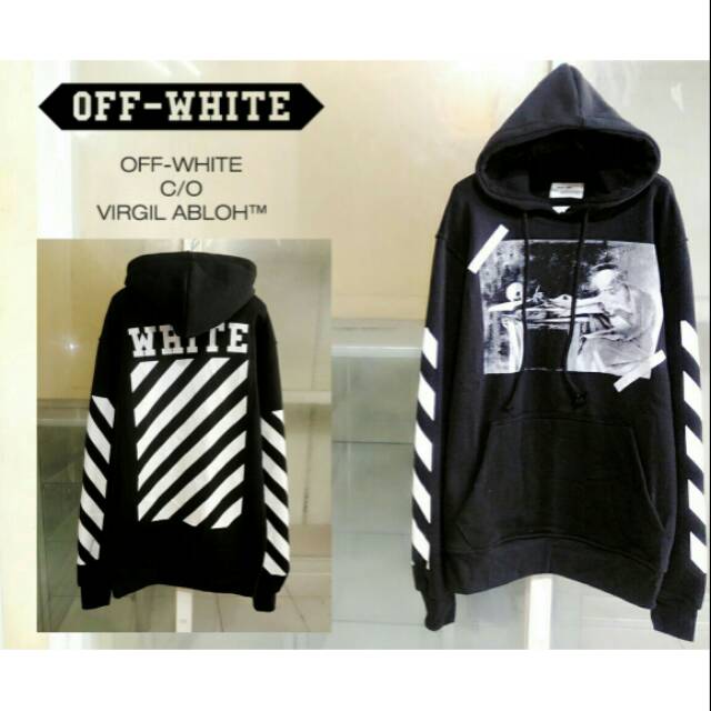 off white jesus skull hoodie