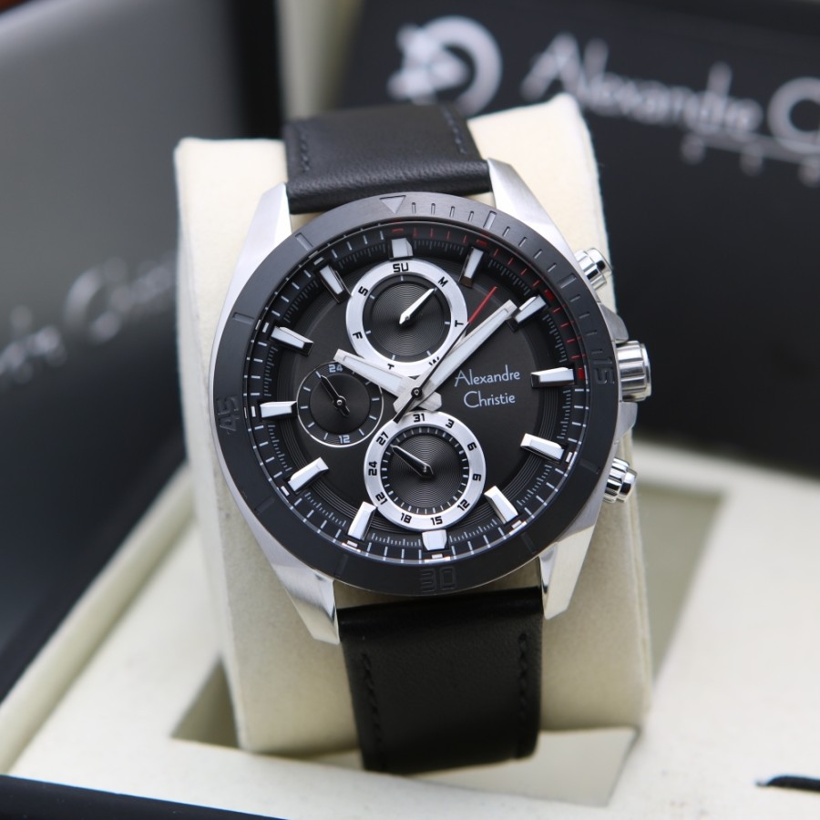 ALEXANDRE CHRISTIE AC 6581 BLACK SILVER PRIA. ORIGINAL