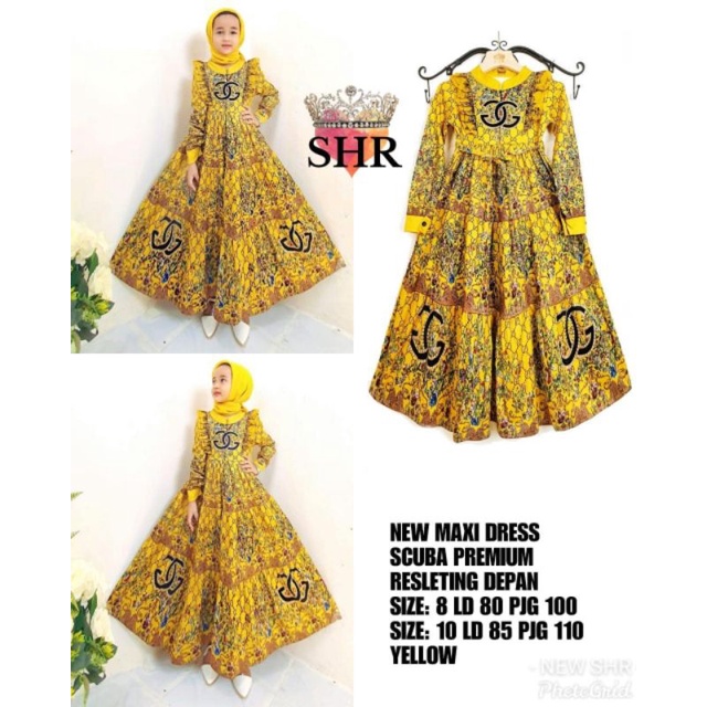 New Maxi Dress Kids SHR Original