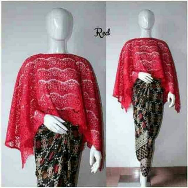 Baju Kebaya WanIta Kutu Baru Untuk Kondangan Jumbo Warna Merah