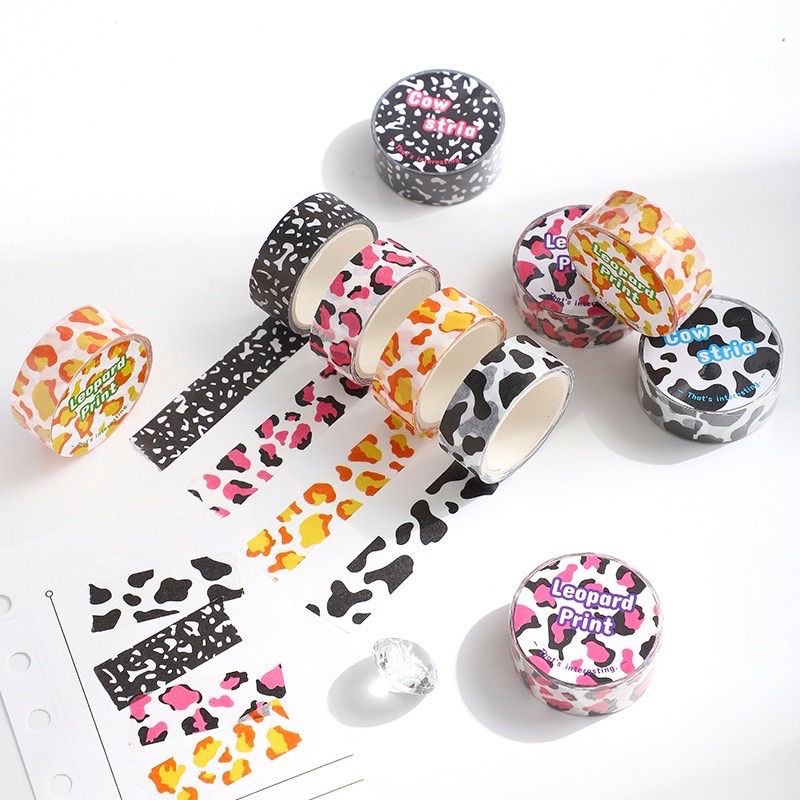 

Washi Tape Selatip Motif Melted Cheese Macaron