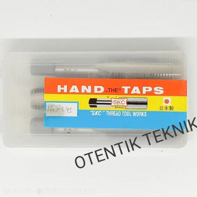 HANDTAP SKC M16X1.75 - HAND TAP SKC M 16 X 1.75 - ALAT TAP 16MM X 1.75