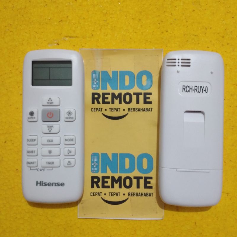 REMOTE AC HISENSE RCH-RUY-0 ORIGINAL