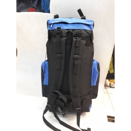 Tas Gunung Outdoor Carrier Keril 60L MURAH Adventure Ransel Backpack  60 Liter Water Resistant Anti Air Hobi Nanjak Caril Gede Muat Banyak Garansi Tali Putus - Air Bone