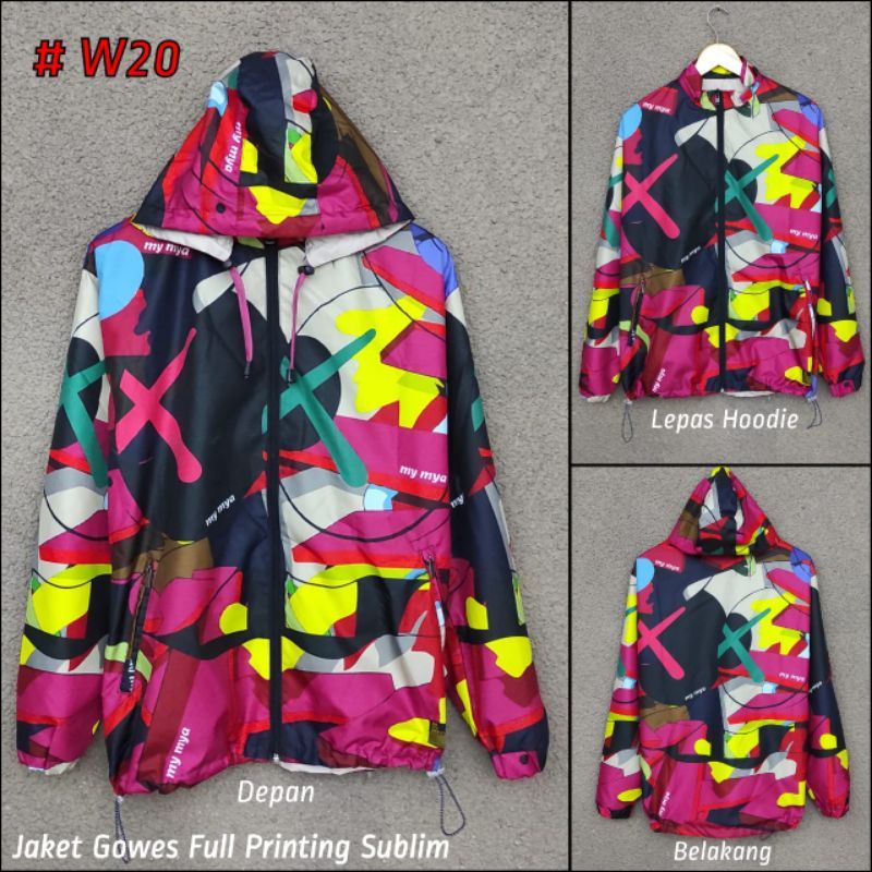 Jaket full printing size M/L/xL