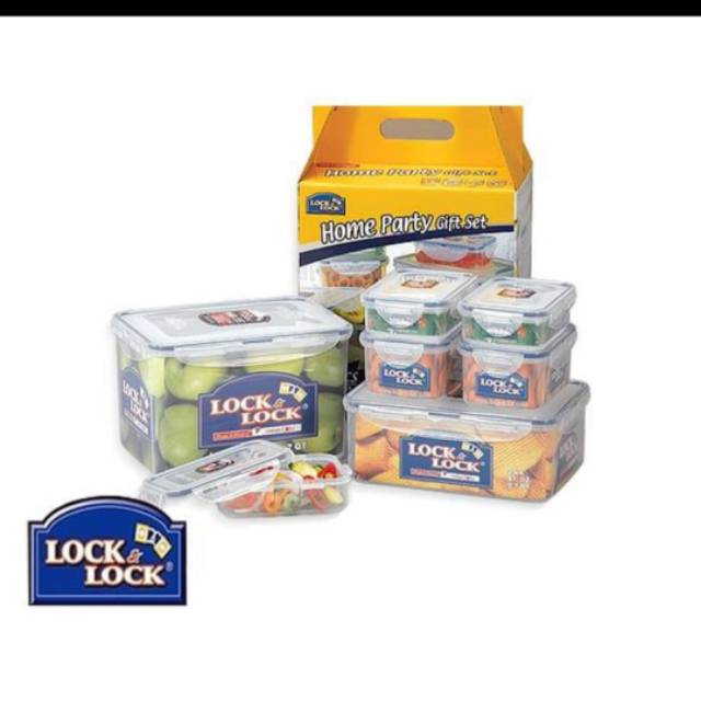 Lock n Lock gift set isi 7 pcs Lock & Lock LocknLock Lock&Lock Lock and Lock